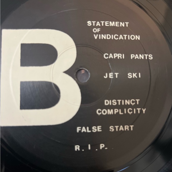 Bikini Kill Reject All American LP Vinyl, 1996 Original First Pressing, KRS, NM - Picture 7 of 8